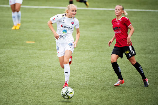 Rosengårds Ebba Wieder och Limhamn Bunkeflos Sofia