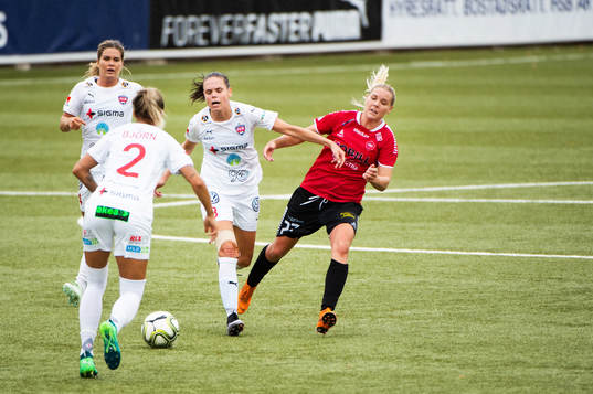 Rosengårds Simone Boye Sörensen och Limhamn Bunkeflos