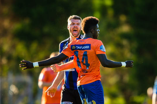 Vegar Heggenes Gjermundstad of Florø and Pape Habib Gueye