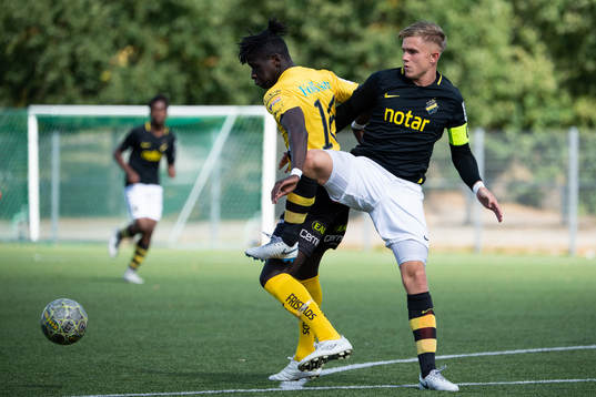 AIKs Filip Mazanti Nyberg och Elfsborgs Musa M'Benga