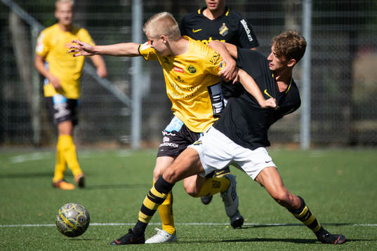 Elfsborgs Kevin Liimatainen och AIKs John Ekdal