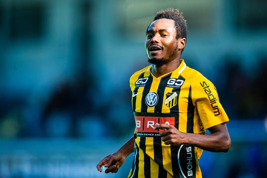 Häckens Nasiru Mohammed jublar