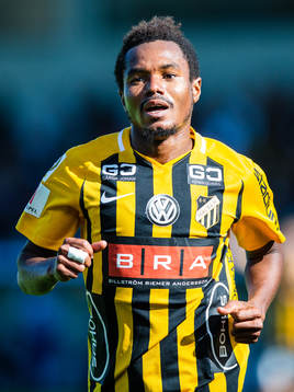 Häckens Nasiru Mohammed jublar