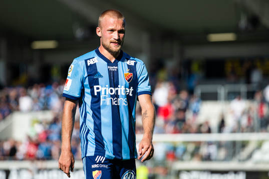 Djurgårdens Nicklas Bärkroth deppar