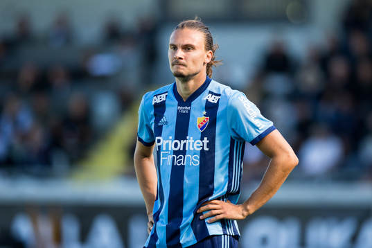 Djurgårdens Erik Johansson deppar