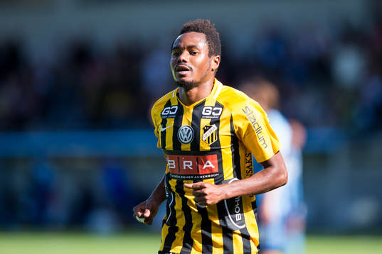 Häckens Nasiru Mohammed jublar