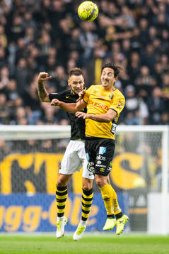 s Alexander Milosevic och Elfsborgs Stefan Ishizaki i