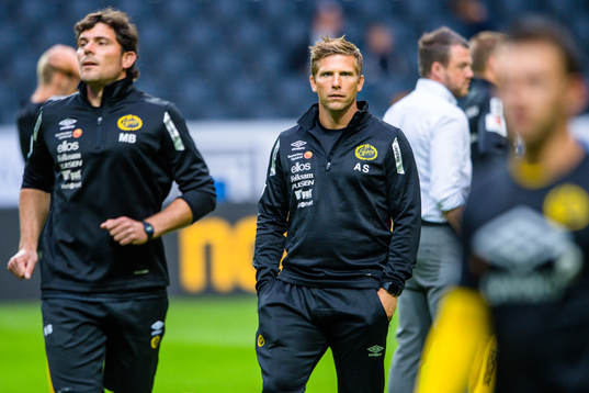 Elfsborgs Anders Svensson före fotbollsmatchen i