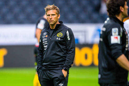 Elfsborgs Anders Svensson före fotbollsmatchen i