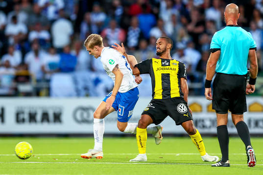 Hammarbys Junes Barny och Norrköpings Arnór Sigurdsson