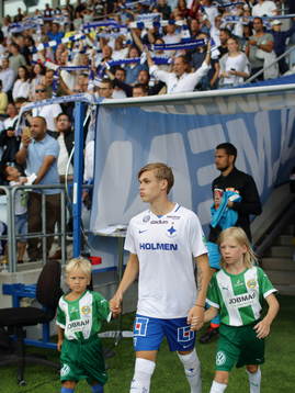 Norrköpings Arnór Sigurdsson gör entre till