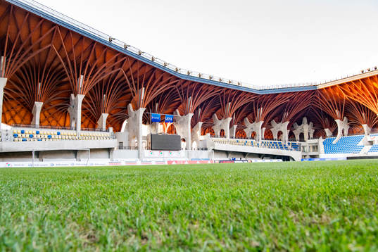 The pitch at Pancho Arena