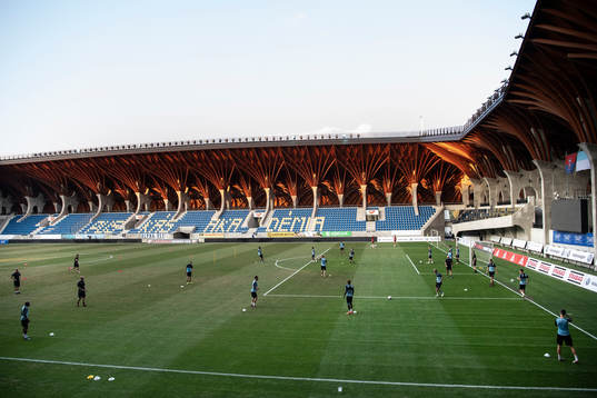 Malmö FF player practice