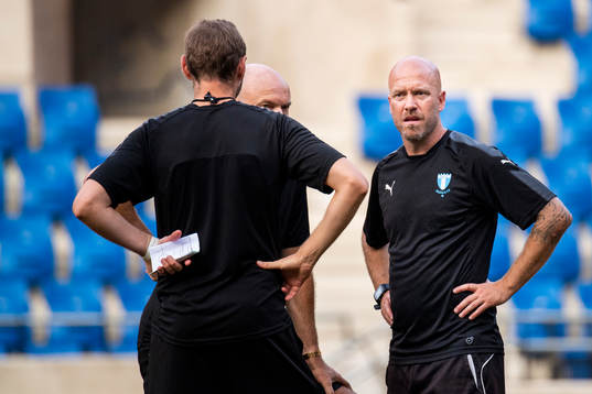 Assistant coach Olof Persson, assistant coach Andreas