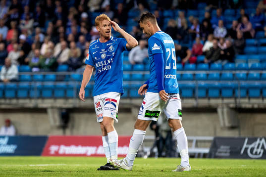 Trelleborgs Lasse Nielsen och Jasmin Sudic deppar