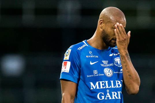 Trelleborgs Salif Camara Jönsson deppar