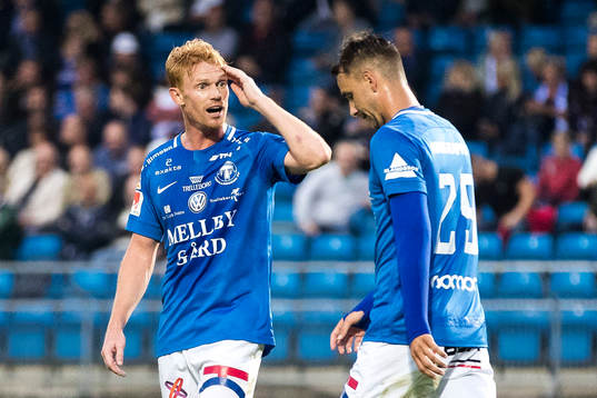 Trelleborgs Lasse Nielsen och Jasmin Sudic deppar