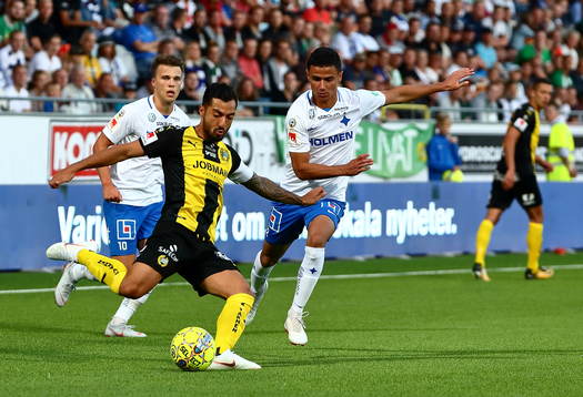 Hammarbys Jiloan Hamad ocg Norrköpings Ian Smith