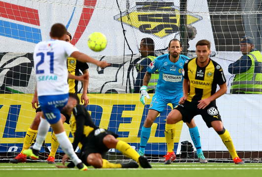 Hammarbys målvakt Johan Wiland