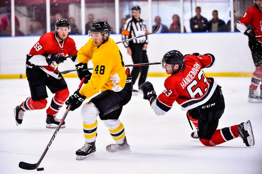 Panterns Oliver Olsson och Malmö Redhawks Fredrik