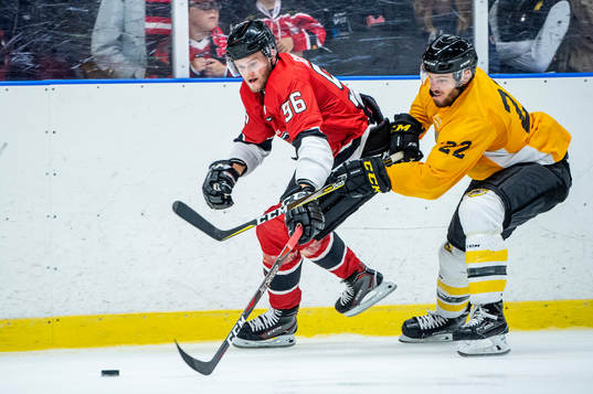 Malmö Redhawks Kim Rosdahl mot Panterns Ruben Rampazzo