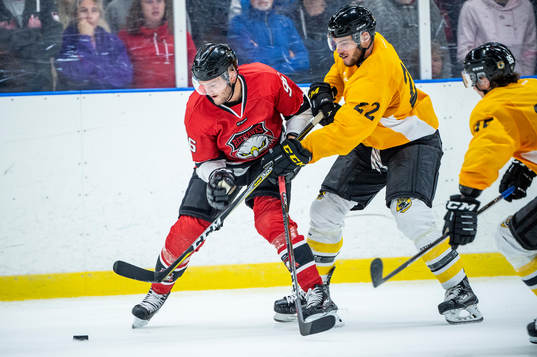 Malmö Redhawks Kim Rosdahl mot Panterns Ruben Rampazzo