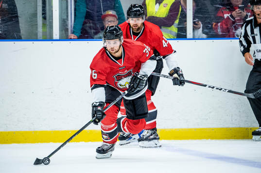 Malmö Redhawks Anton Öhman och Nichlas Hardt