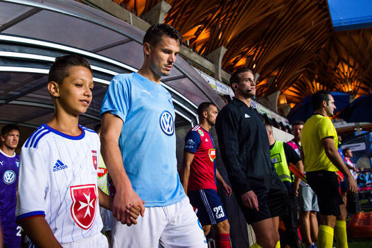 Markus Rosenberg of Malmö FF prior the UEFA Champions