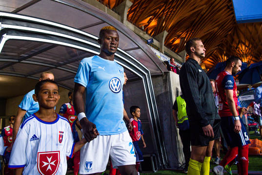 Bonke Innocent of Malmö FF prior the UEFA Champions League