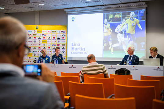 En bild på Lina Hurtig, som tagits ut i landslagstruppen,