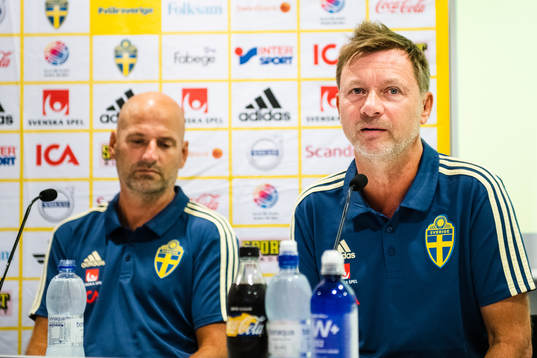 Assisterande förbundskapten Magnus Wikman och