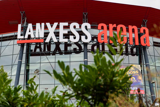 Exteriör över Lanxess Arena