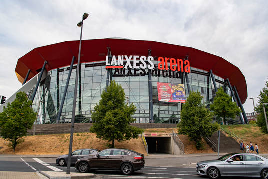 Exteriör över Lanxess Arena