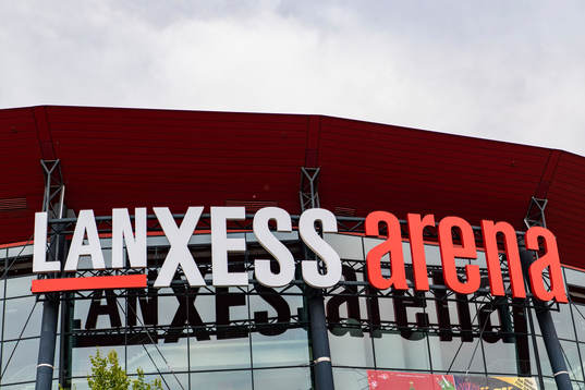 Exteriör över Lanxess Arena
