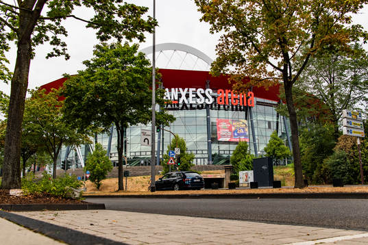 Exteriör över Lanxess Arena