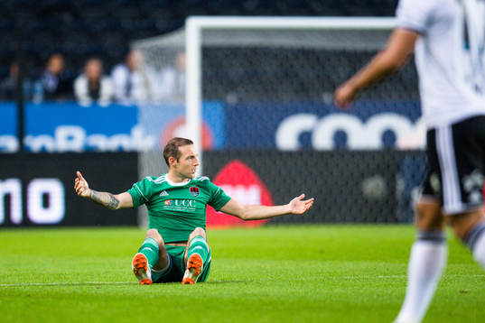 Karl Sheppard of Cork City in the Europa League