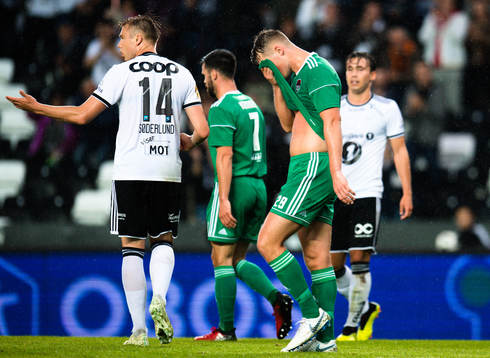 Sean McLoughlin of Cork City looks dejected
