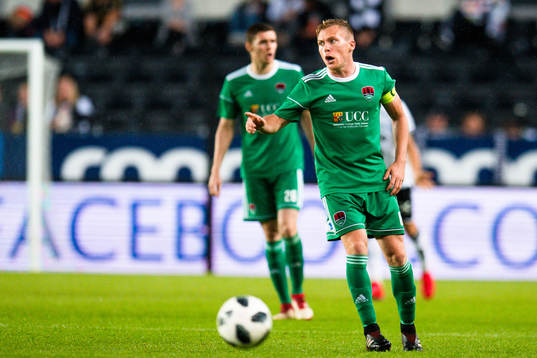 Conor McCormack of Cork City in the Europa League