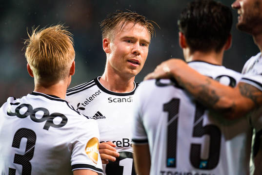 Alexander Søderlund and Anders Trondsen of Rosenborg