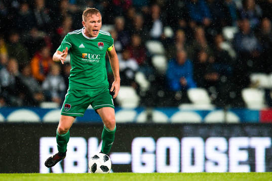 Conor McCormack of Cork City in the Europa League