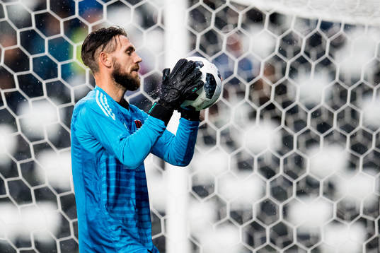 Goalkeeper Mark McNulty of Cork City in the Europa League