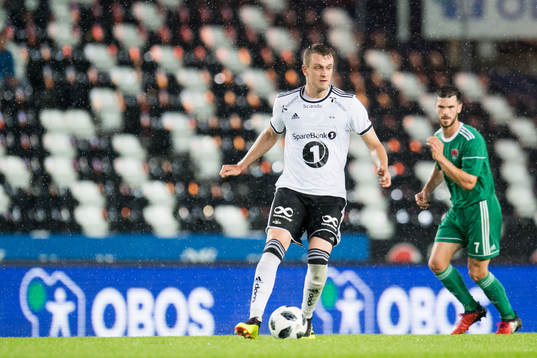 Besim Serbecic of Rosenborg in the Europa League