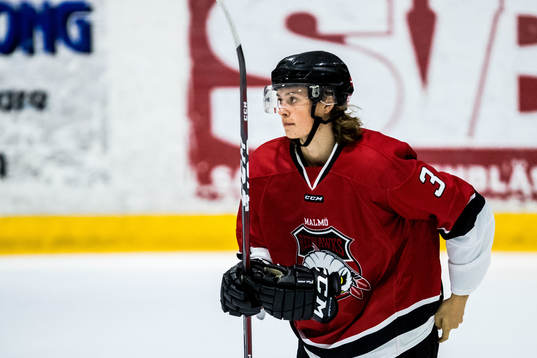Malmö Redhawks Malte Setkov deppar