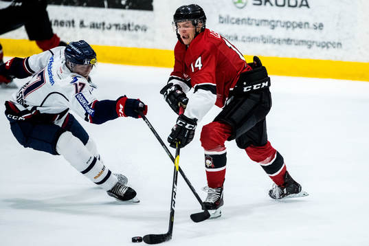 Linköpings Fredrik Karlström och Malmö Redhawks