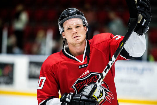 Malmö Redhawks Tobias Ekberg deppar