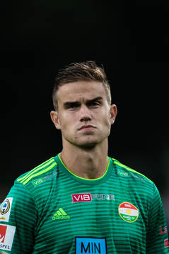 Dalkurds Eero Markkanen innan fotbollsmatchen i Allsvenskan