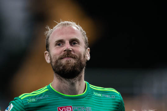 Dalkurds Markus Thorbjörnsson innan fotbollsmatchen i
