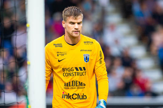 Sirius målvakt Lukas Jonsson deppar