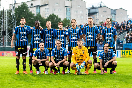 Sirius laguppställning innan fotbollsmatchen i Allsvenskan