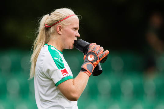 Hammarbys målvakt Emma Holmgren
